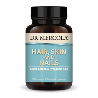 Foto 1 | Complementa El Cabello, La Piel Y Las Uñas Del Dr. Mercola Con Biotina 30 Cápsulas - Venta Internacional.