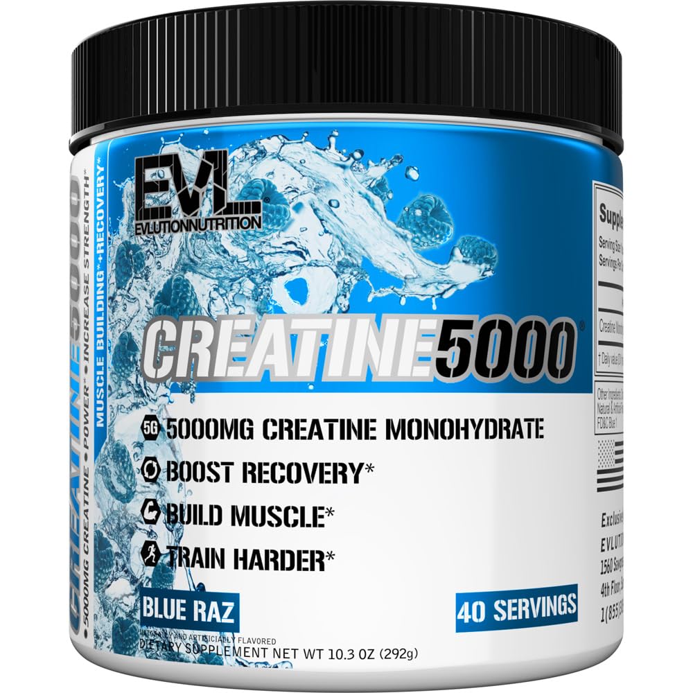 Foto 2 pulgar | Suplemento Evolution Nutrition Creatina 5000 200 G Blue Raz - Venta Internacional.