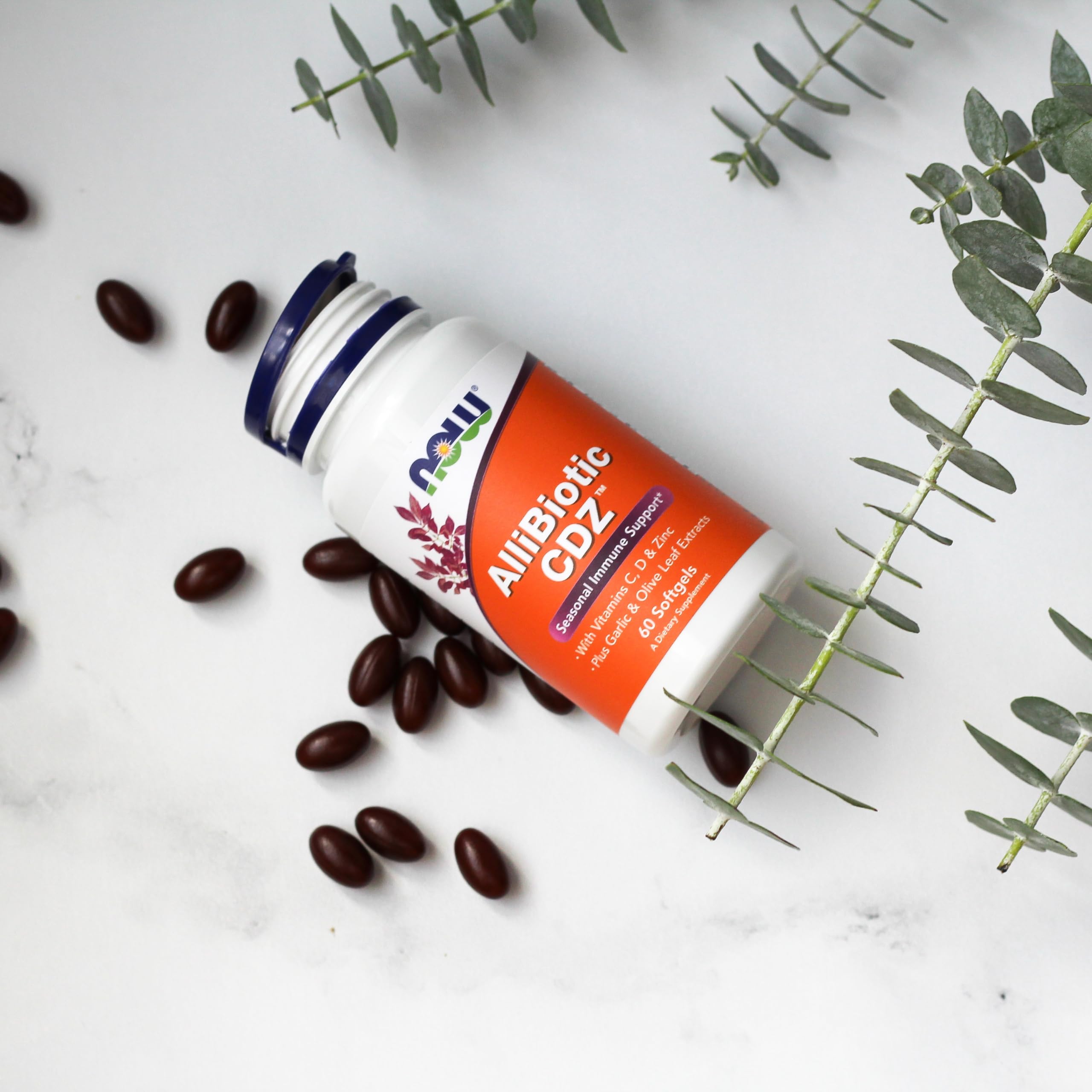 Foto 6 pulgar | Supplements Now Allibiotic Cdz Seasonal Immune Support 60 Cápsulas Blandas - Venta Internacional.