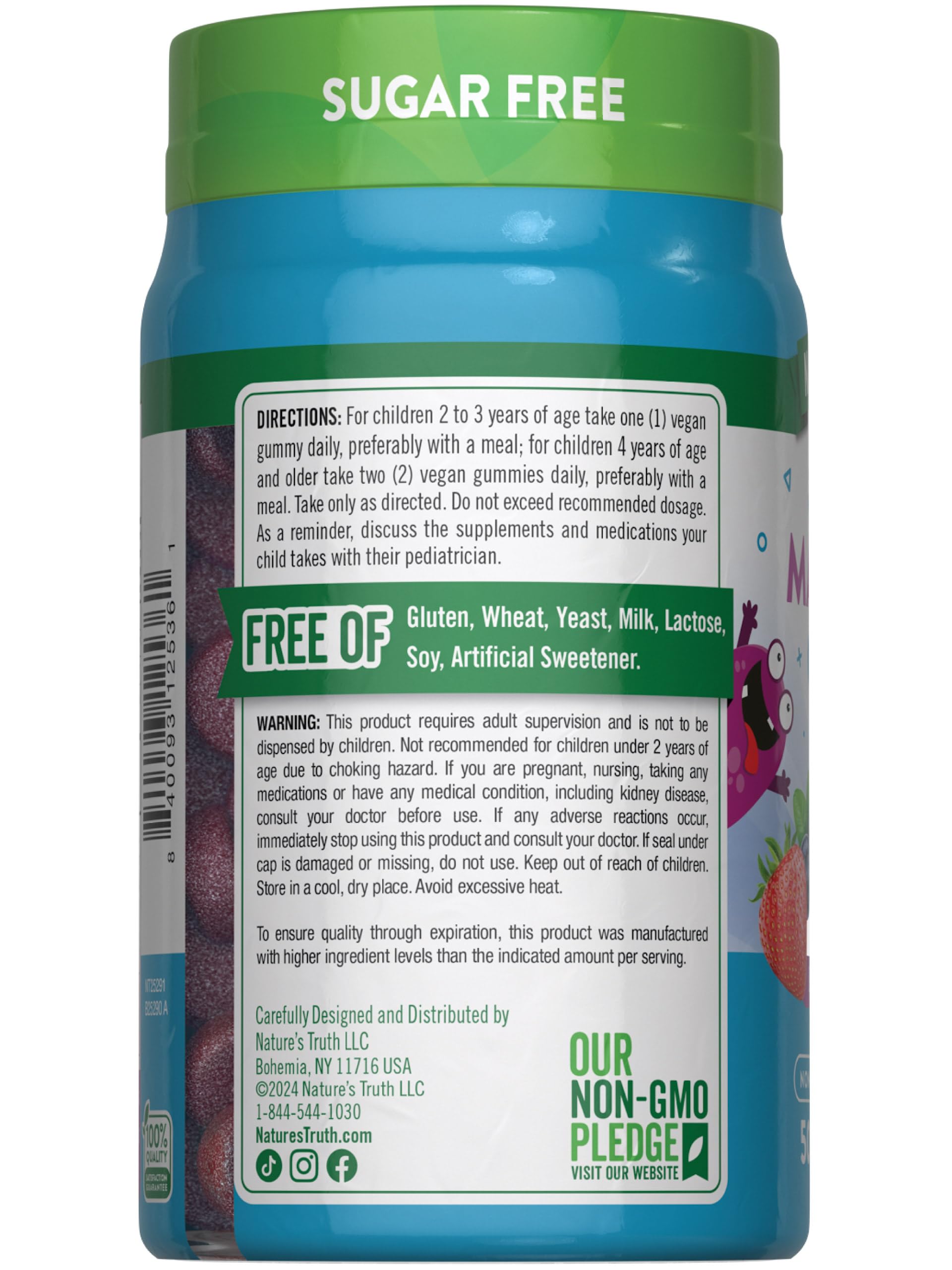 Foto 7 | Suplemento Nature's Truth Magnesium Gummies Kids, 50 Unidades - Venta Internacional.