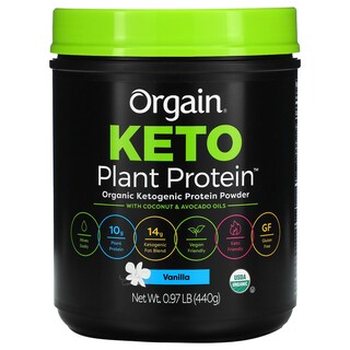Foto 1 | Proteína En Polvo Orgain Keto Organic Plant Coco Aguacate 440g - Venta Internacional.