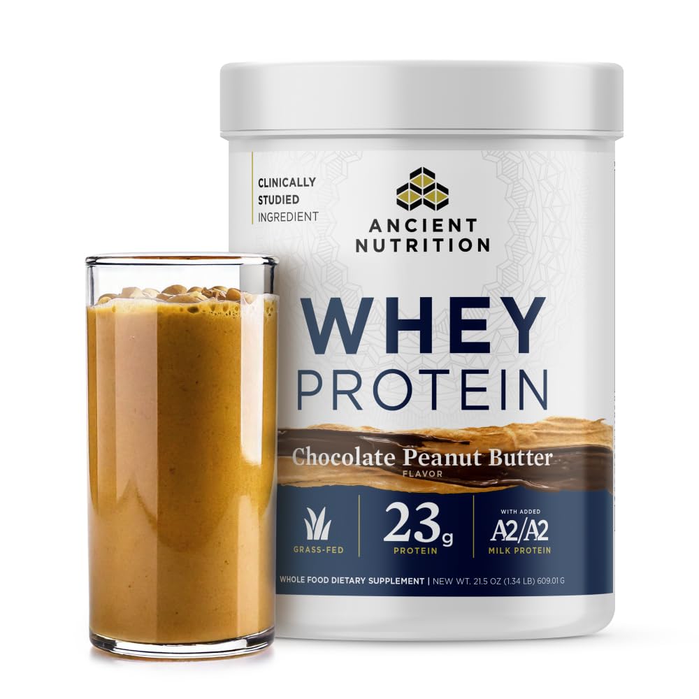 Foto 2 pulgar | Crema De Cacahuete Con Chocolate Whey Protein Ancient Nutrition, 18 Porciones - Venta Internacional.