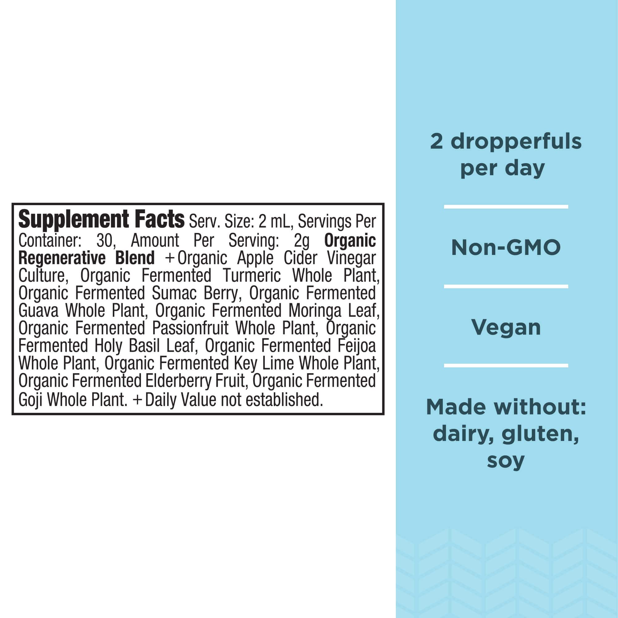 Foto 3 pulgar | Suplemento De Vinagre De Manzana A Base De Hierbas De Ancient Nutrition, 60 Ml - Venta Internacional.