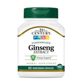 Foto 1 | Suplemento De Extracto De Ginseng Del Siglo Xxi, 60 Cápsulas Vegetales - Venta Internacional.