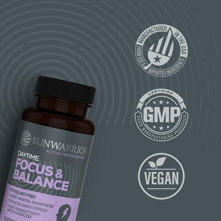 Foto 3 | Suplemento Sunwarrior Active Focus & Balance 60 Cápsulas - Venta Internacional.