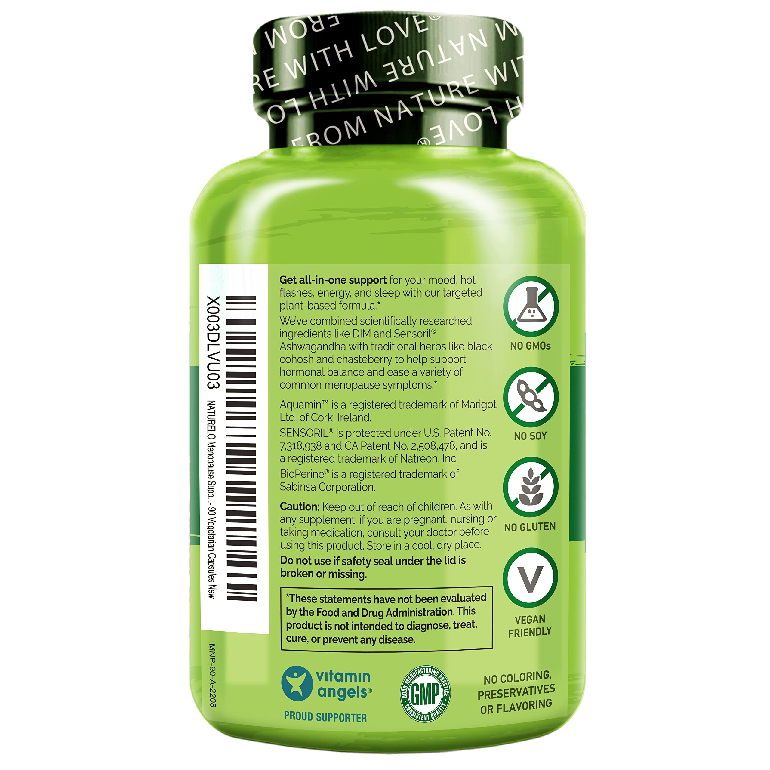 Foto 3 pulgar | Suplementos Naturelo Menopause Support 90 Cápsulas - Venta Internacional.