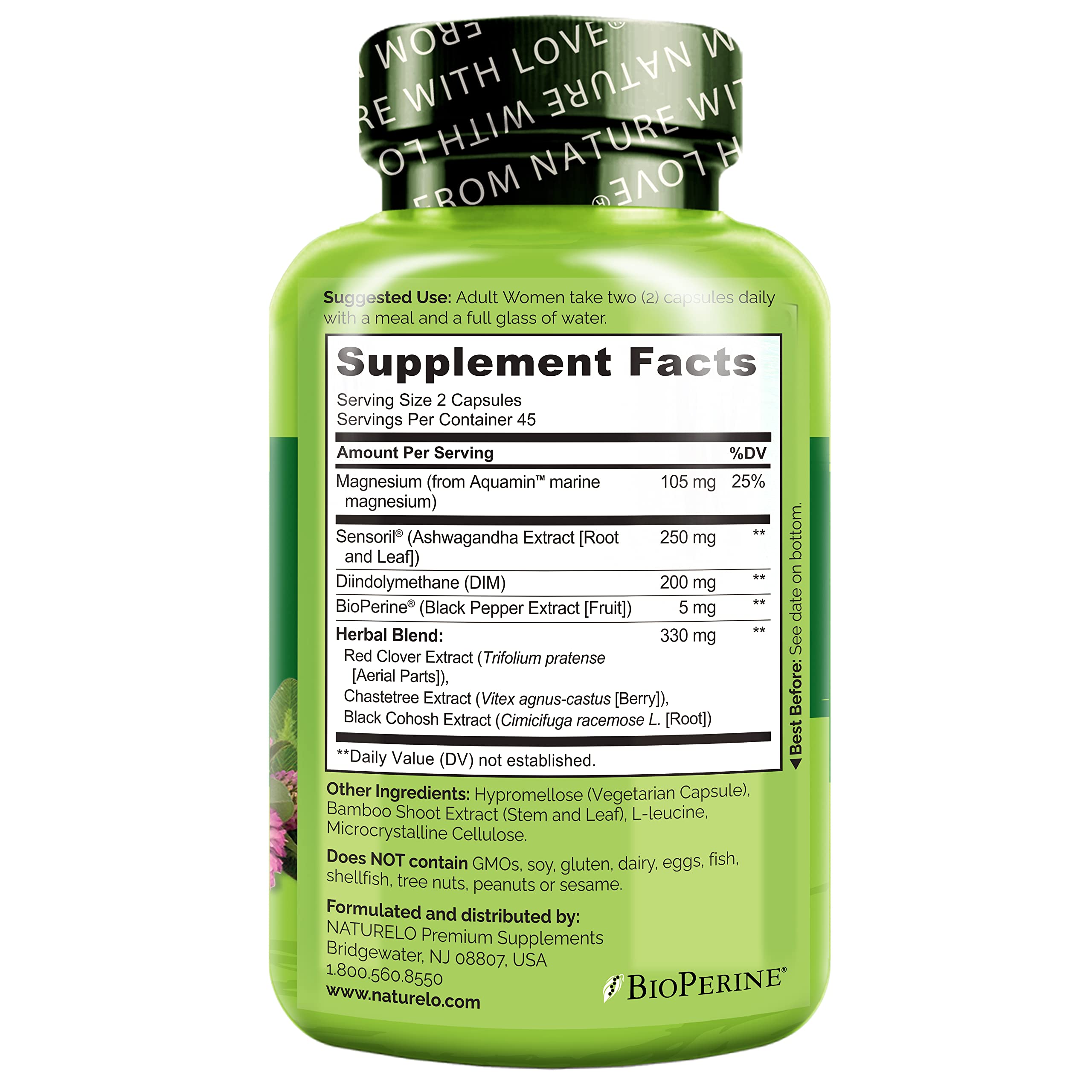 Foto 4 pulgar | Suplementos Naturelo Menopause Support 90 Cápsulas - Venta Internacional.