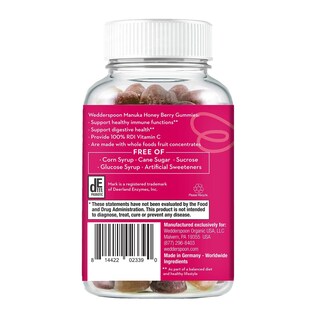 Foto 2 | Suplemento Wedderspoon Manuka Honey Immunity Gomies 90 Unidades - Venta Internacional.