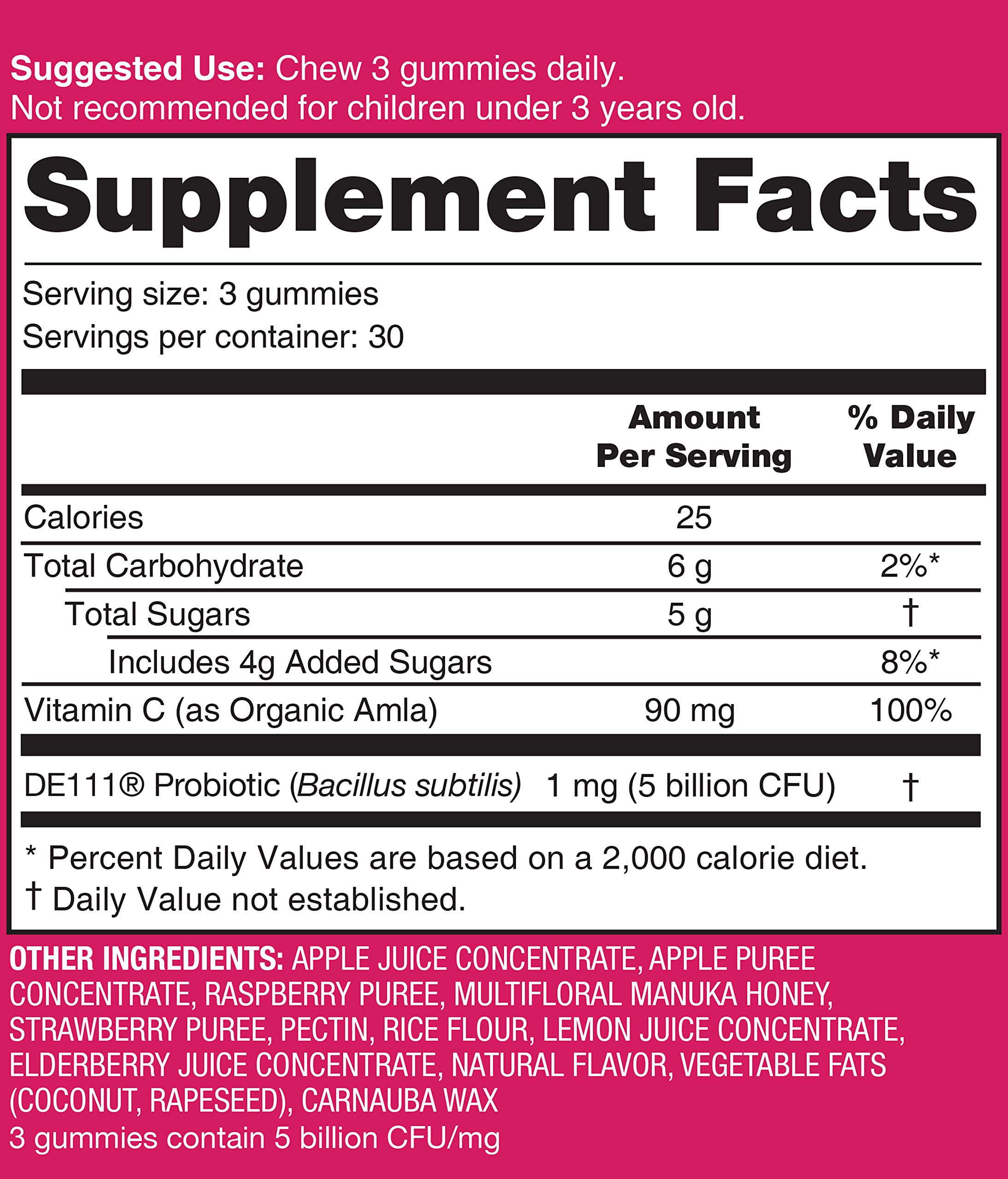Foto 5 pulgar | Suplemento Wedderspoon Manuka Honey Immunity Gomies 90 Unidades - Venta Internacional.