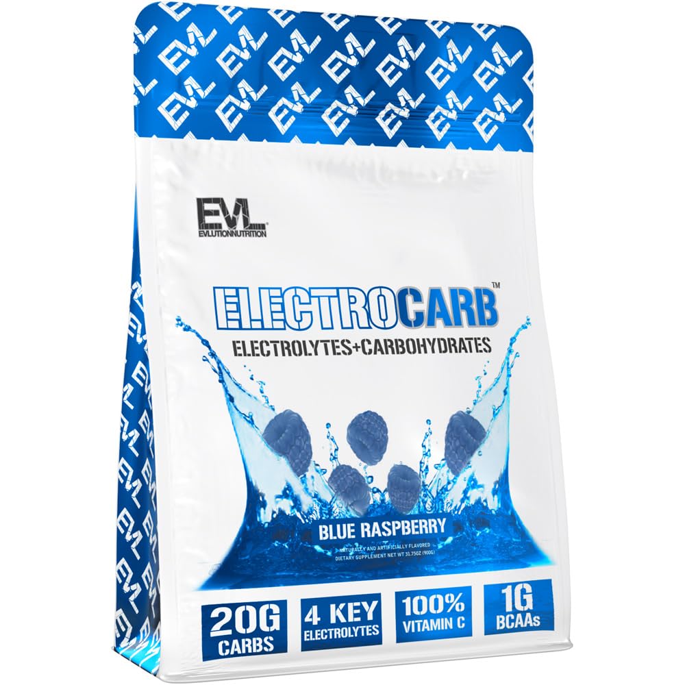 Foto 5 pulgar | Suplemento Evlution Nutrition Electrocarb Blue Raspberry - Venta Internacional.