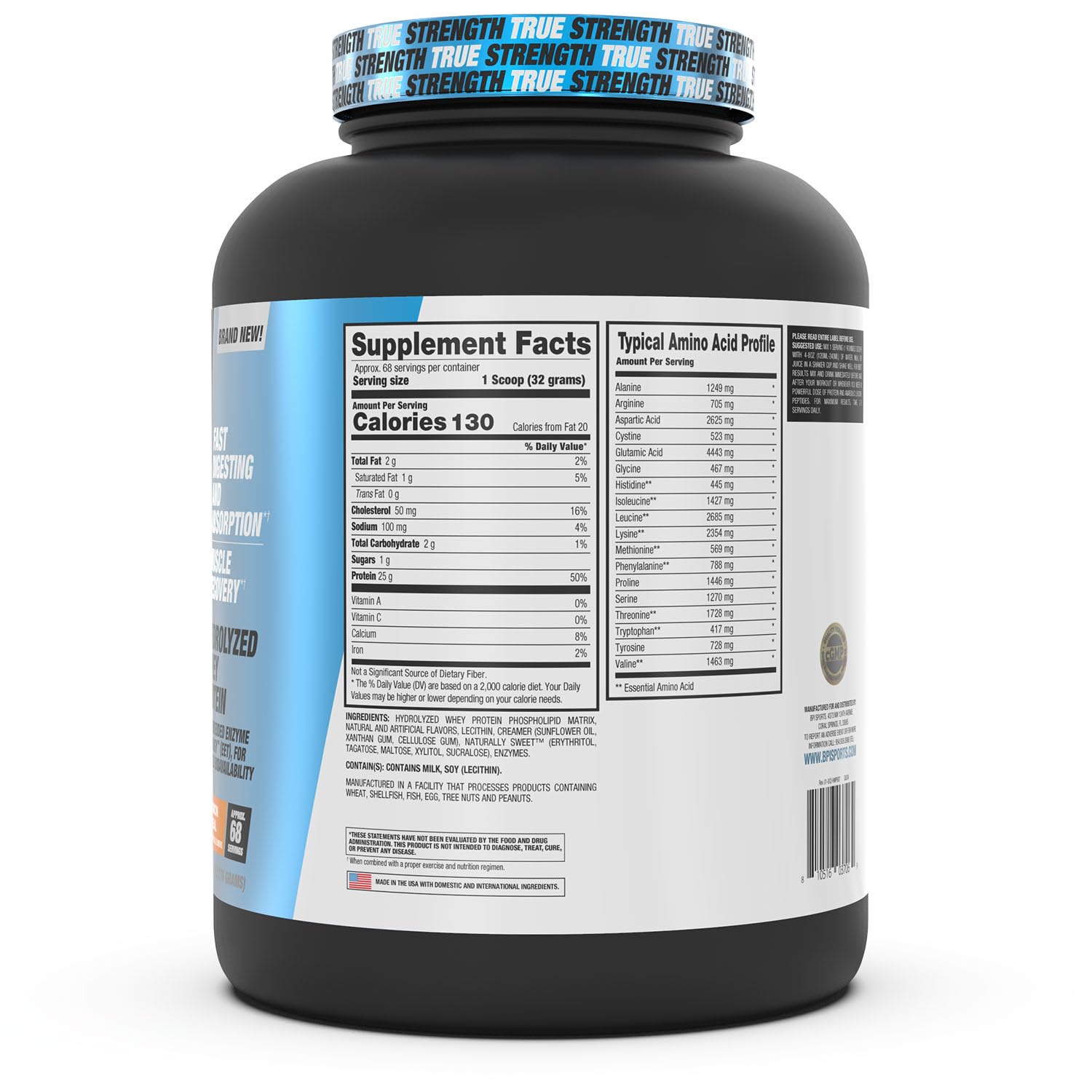 Foto 3 pulgar | Proteína de Suero en Polvo Bpi Sports Hydro Hd 25 g - Venta Internacional