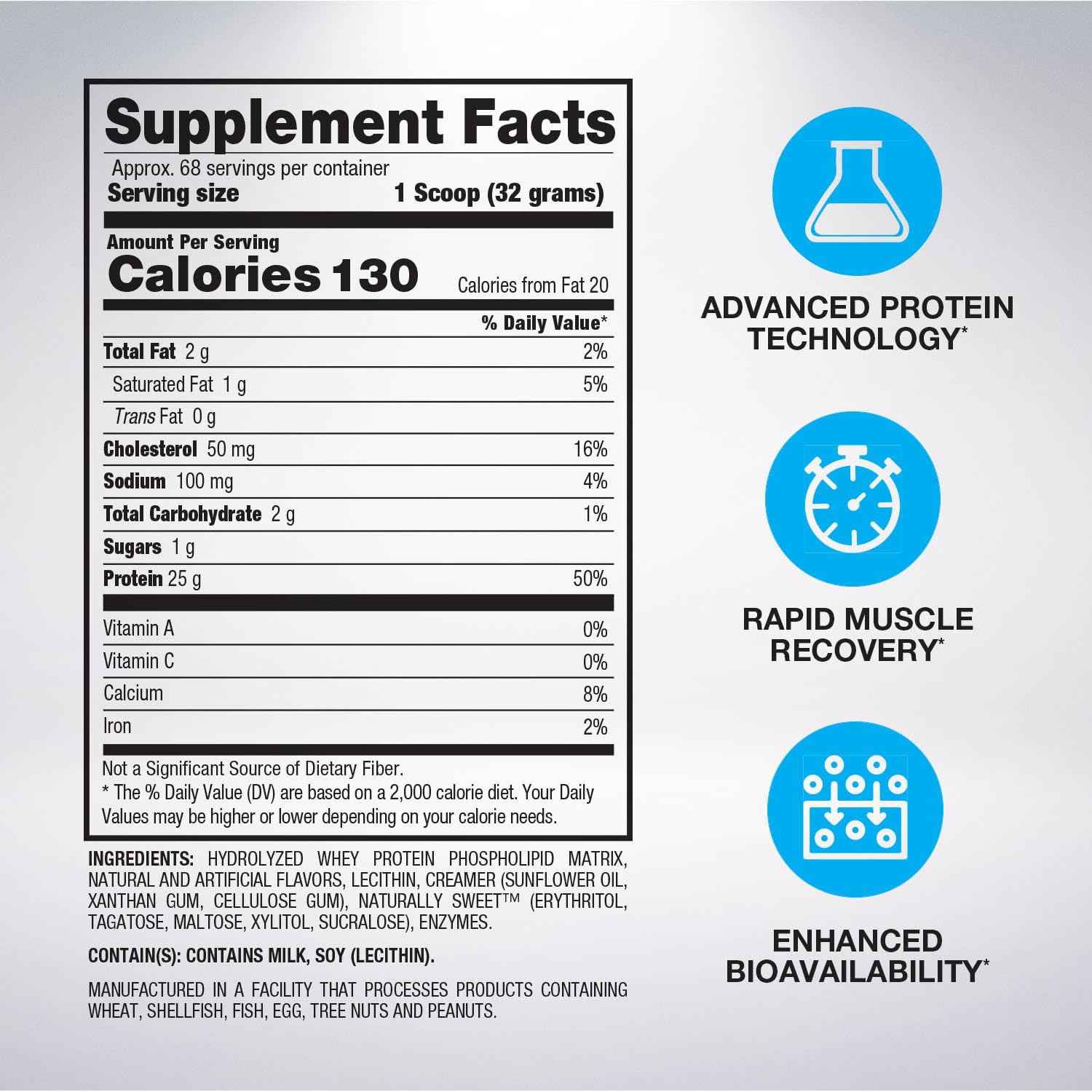 Foto 5 pulgar | Proteína de Suero en Polvo Bpi Sports Hydro Hd 25 g - Venta Internacional
