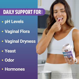 Foto 2 | Suplemento Force Factor Vaginal Health Women 60 Comprimidos Masticables - Venta Internacional.