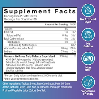 Foto 7 | Suplemento Force Factor Vaginal Health Women 60 Comprimidos Masticables - Venta Internacional.
