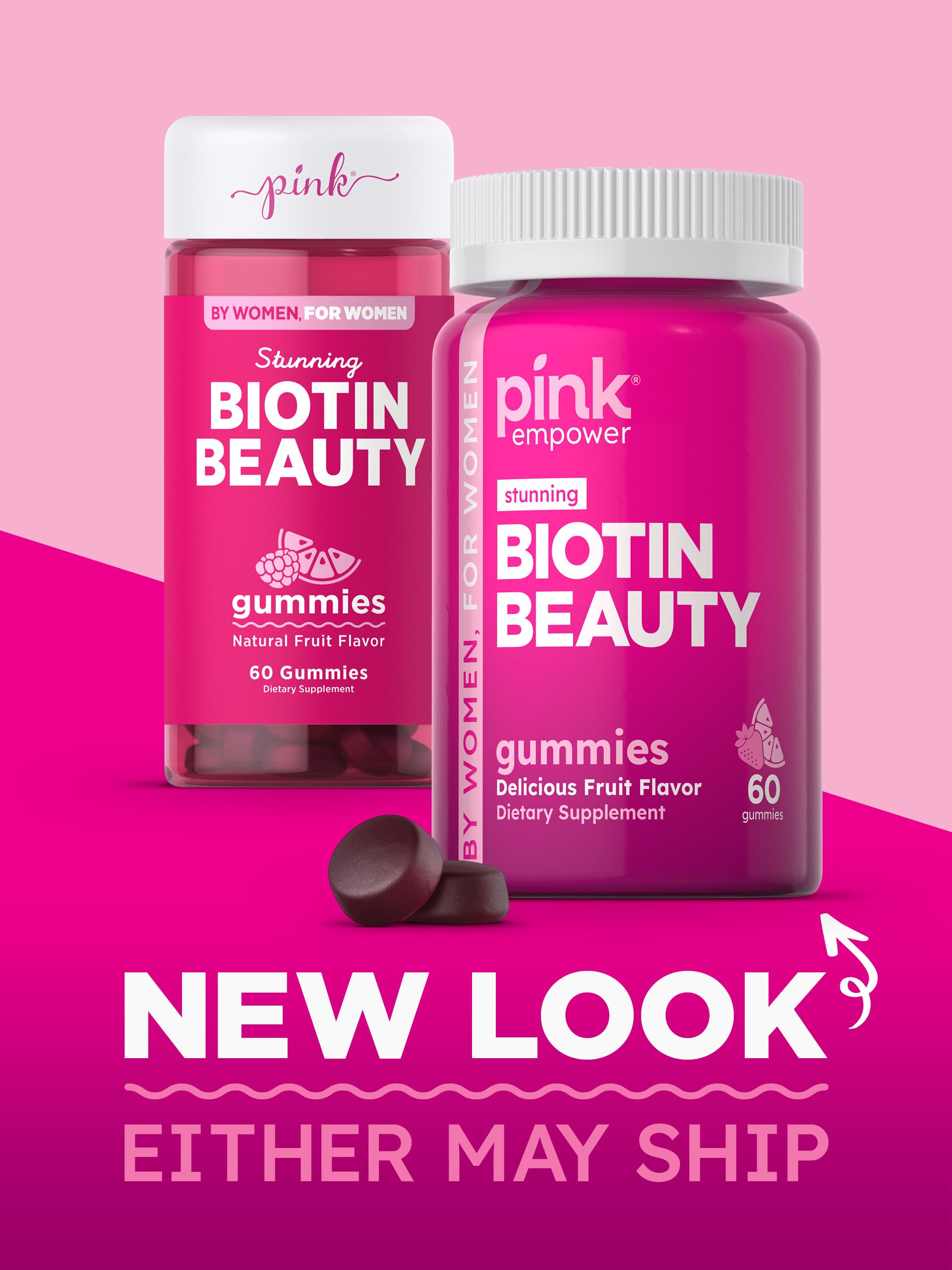 Foto 8 pulgar | Gomitas De Biotina Rosa, 60 Unidades, Sin Ogm, Sin Gluten, Para El Cabello - Venta Internacional.
