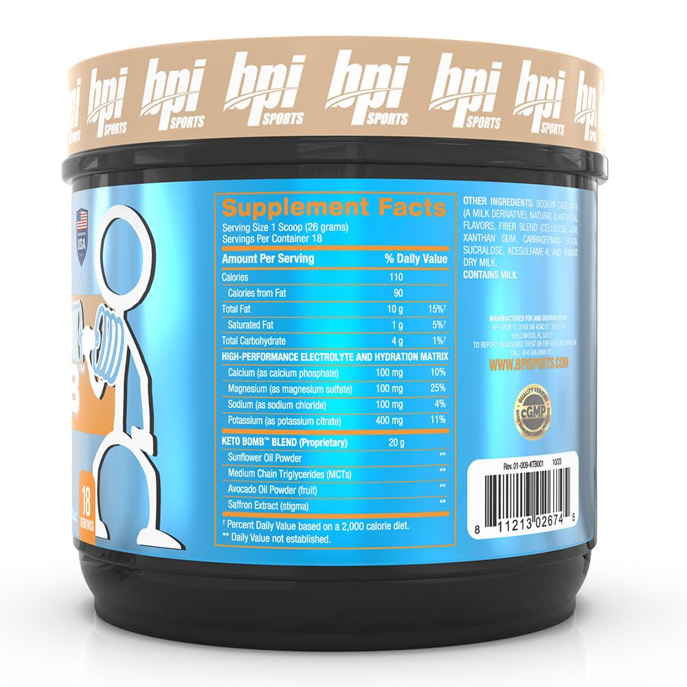 Foto 4 pulgar | Suplemento Bpi Sports Keto Bomb French Vainilla Latte 18 Porciones - Venta Internacional