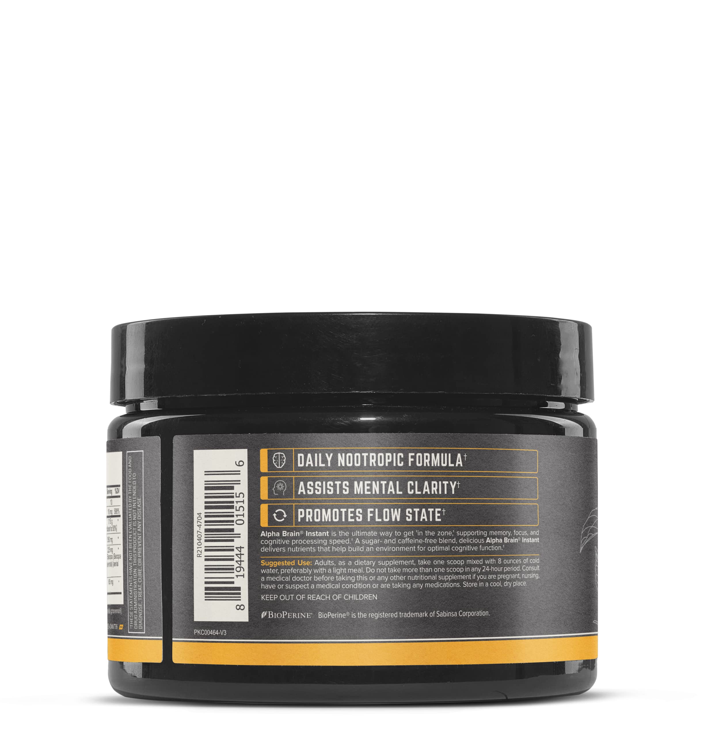 Foto 2 | Suplemento Onnit Alpha Brain Instant Peach Tub - Venta Internacional.