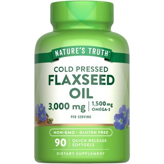 Foto 1 | Cápsulas Blandas De Aceite De Linaza Supplement Nature's Truth, 90 Unidades - Venta Internacional.