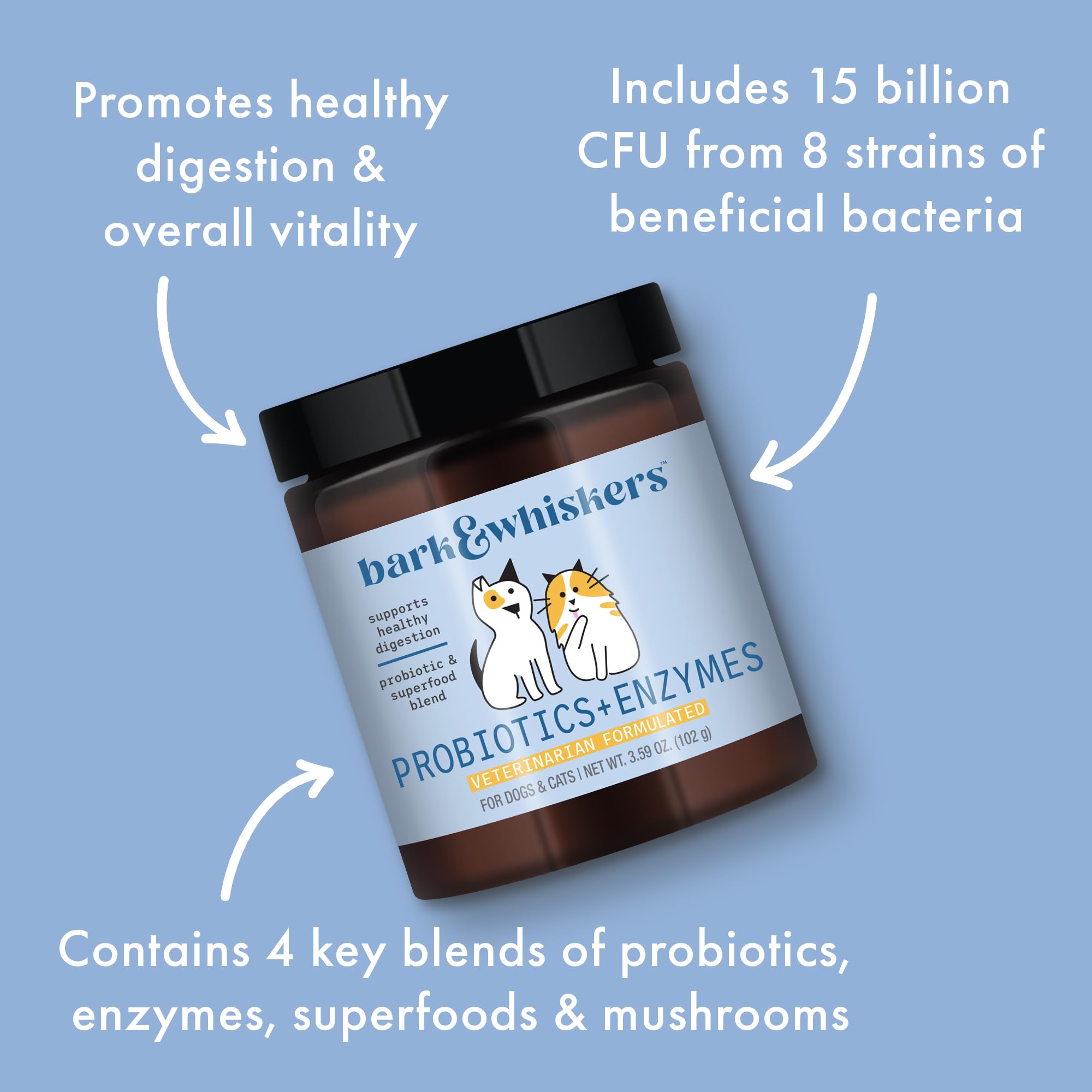 Foto 5 | Complemente Los Probióticos Y Enzimas Del Dr. Mercola Bark & Whiskers - Venta Internacional.