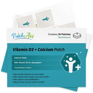 Foto 1 | Parche Tópico Patchaid D3/calcium, Suministro Para 30 Días - Venta Internacional.
