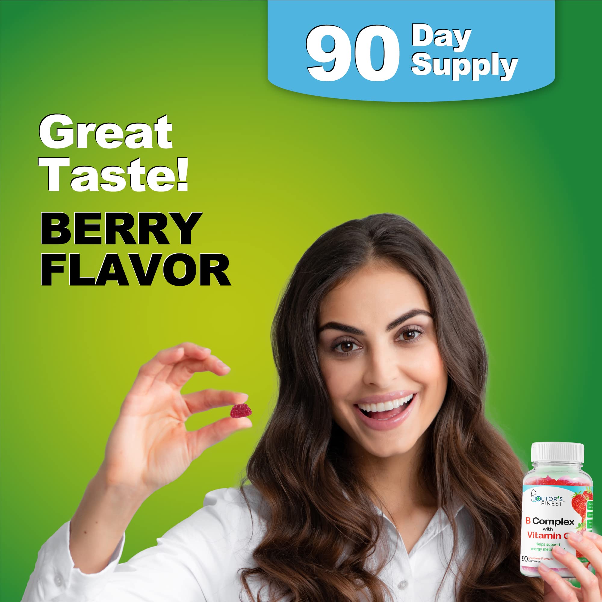 Foto 4 | Gummy Vitamins Doctors Finest Vitamin B Complex 90 Gomitas - Venta Internacional.