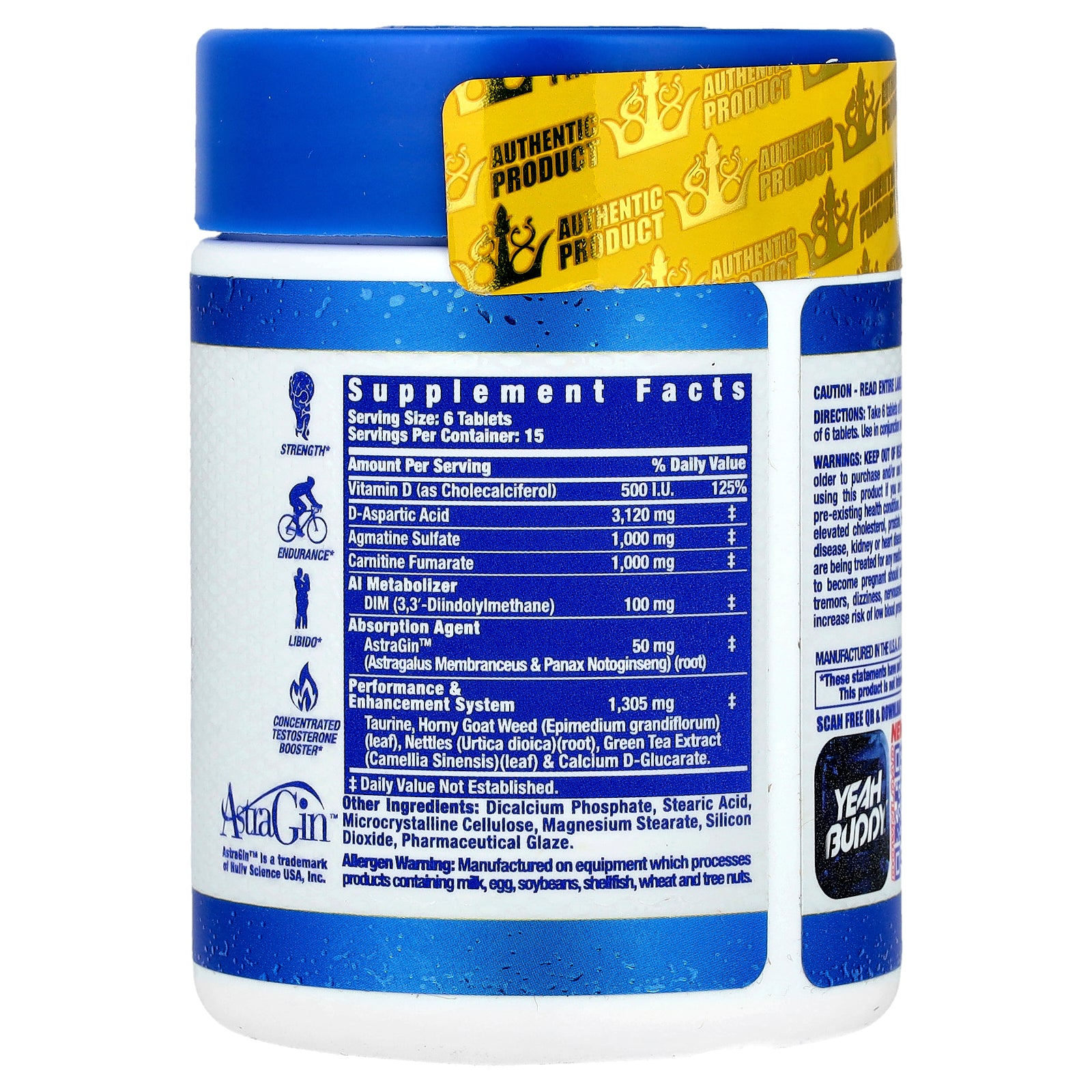 Foto 3 pulgar | Suplemento Ronnie Coleman Signature Series King Test 8x 90 Tabletas - Venta Internacional.