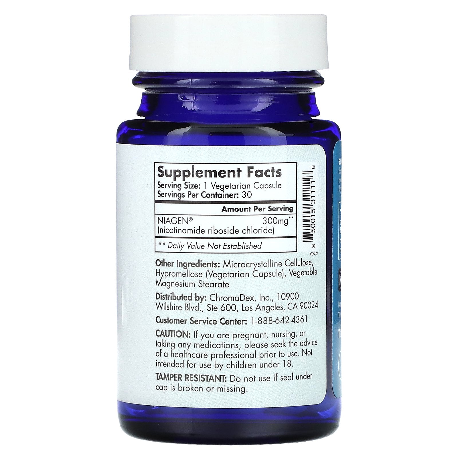 Foto 2 | Suplemento Tru Niagen Nicotinamida Ribósido 300 Mg 30 Cápsulas - Venta Internacional.