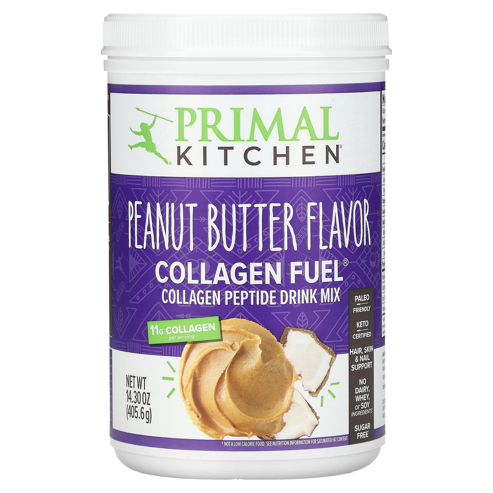 Foto 1 | Suplemento De Mantequilla De Cacahuete Primal Kitchen Collagen Fuel 405,6 G - Venta Internacional.
