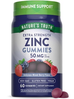 Foto 1 | Suplemento De Gomitas De Zinc Nature's Truth, 50 Mg, 60 Unidades, Para Adultos - Venta Internacional.