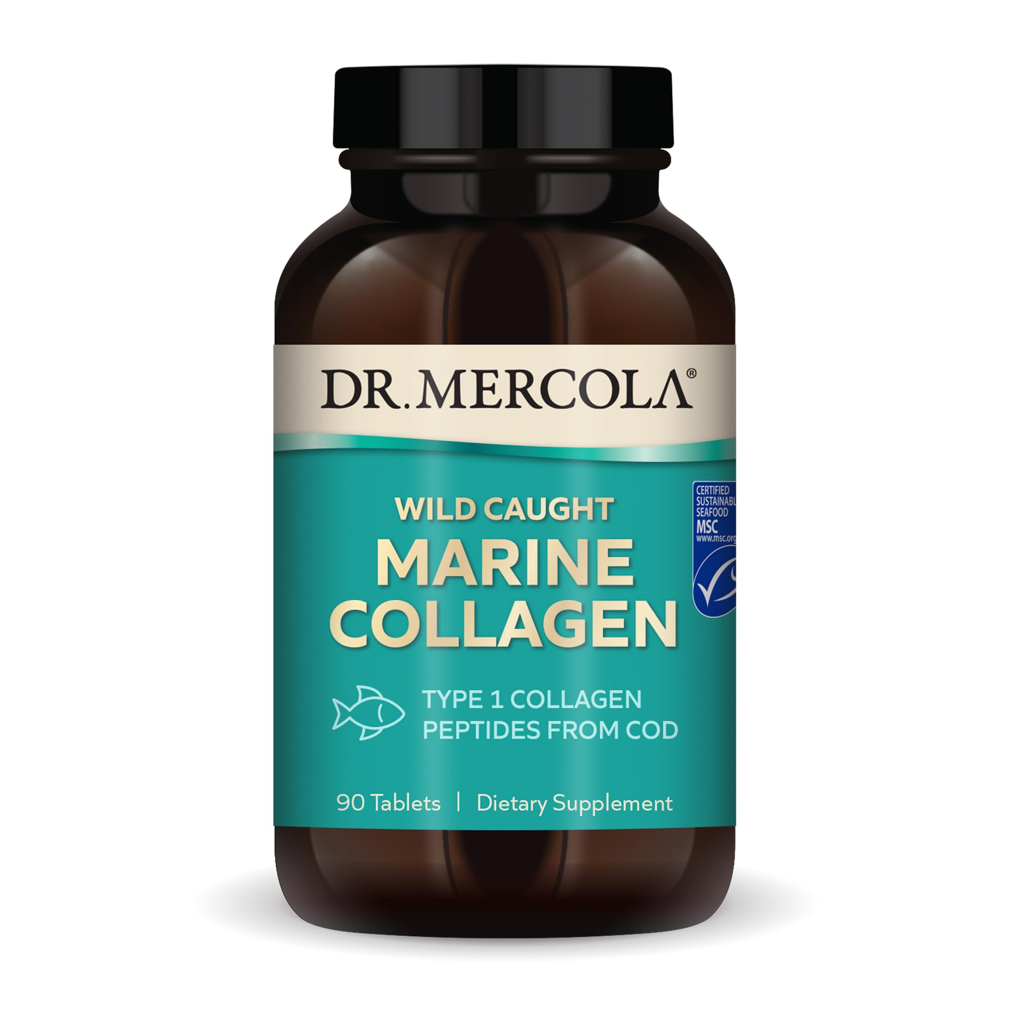 Foto 2 pulgar | Suplemento Dr. Mercola Wild Caught Marine Collagen 90 Comprimidos - Venta Internacional.