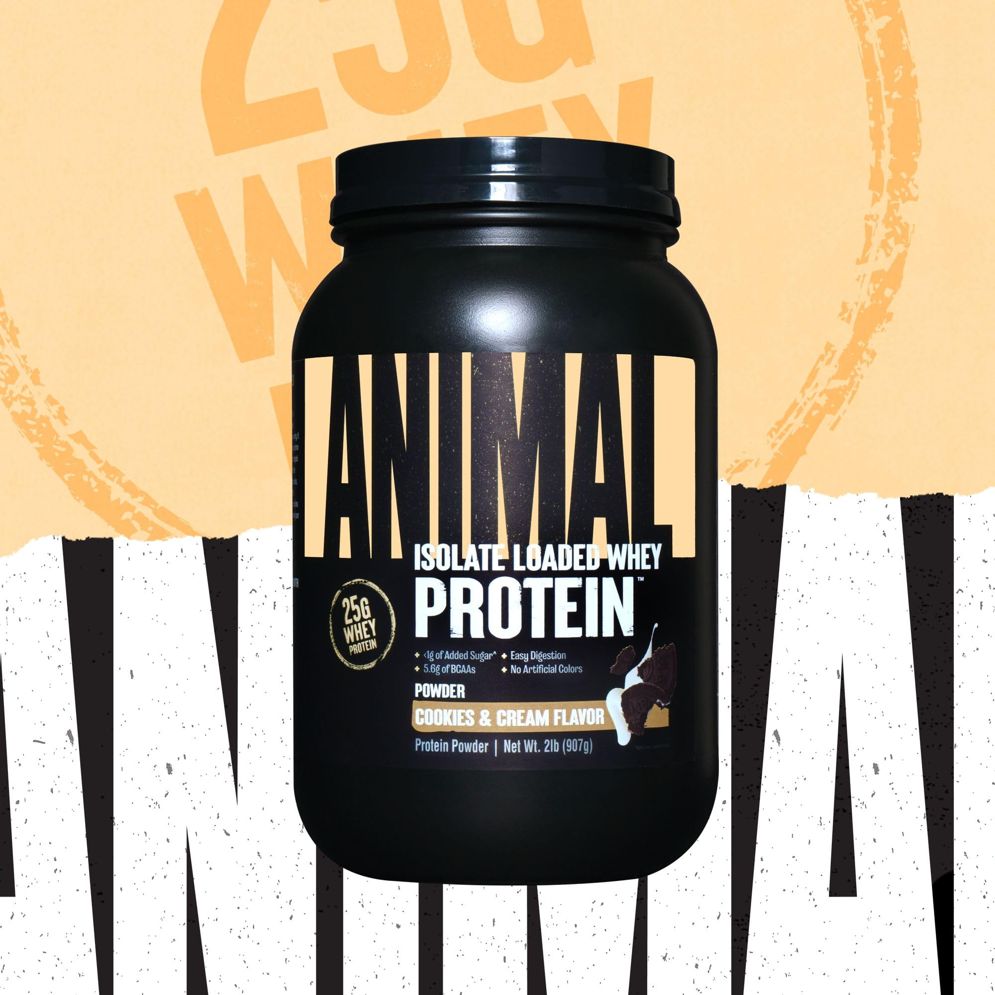 Foto 3 pulgar | Proteína En Polvo Animal Whey Isolate, 907 G, Galletas Y Crema - Venta Internacional.