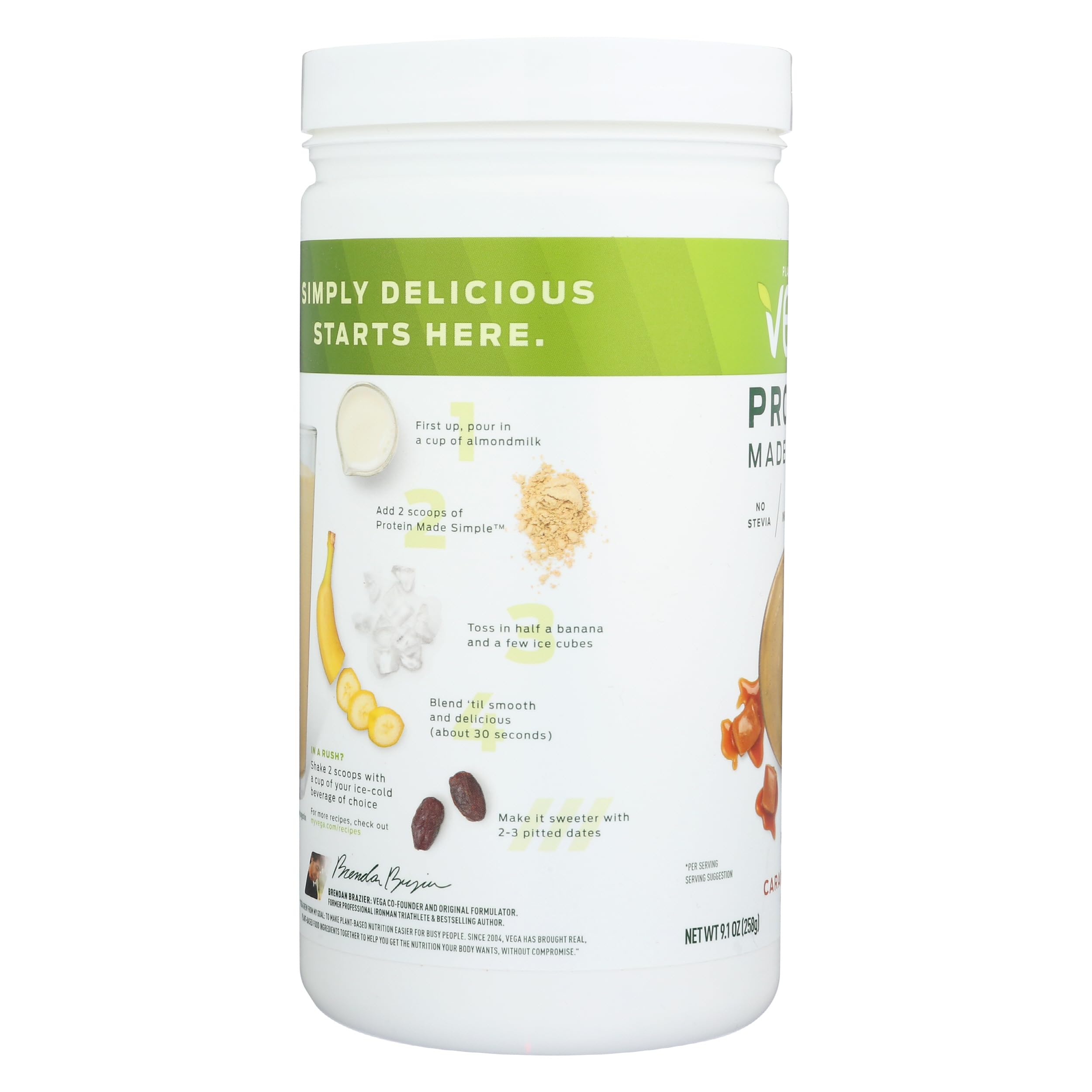 Foto 7 pulgar | Proteína En Polvo Vega Protein Made Simple Caramel Toffee 270 Ml - Venta Internacional.