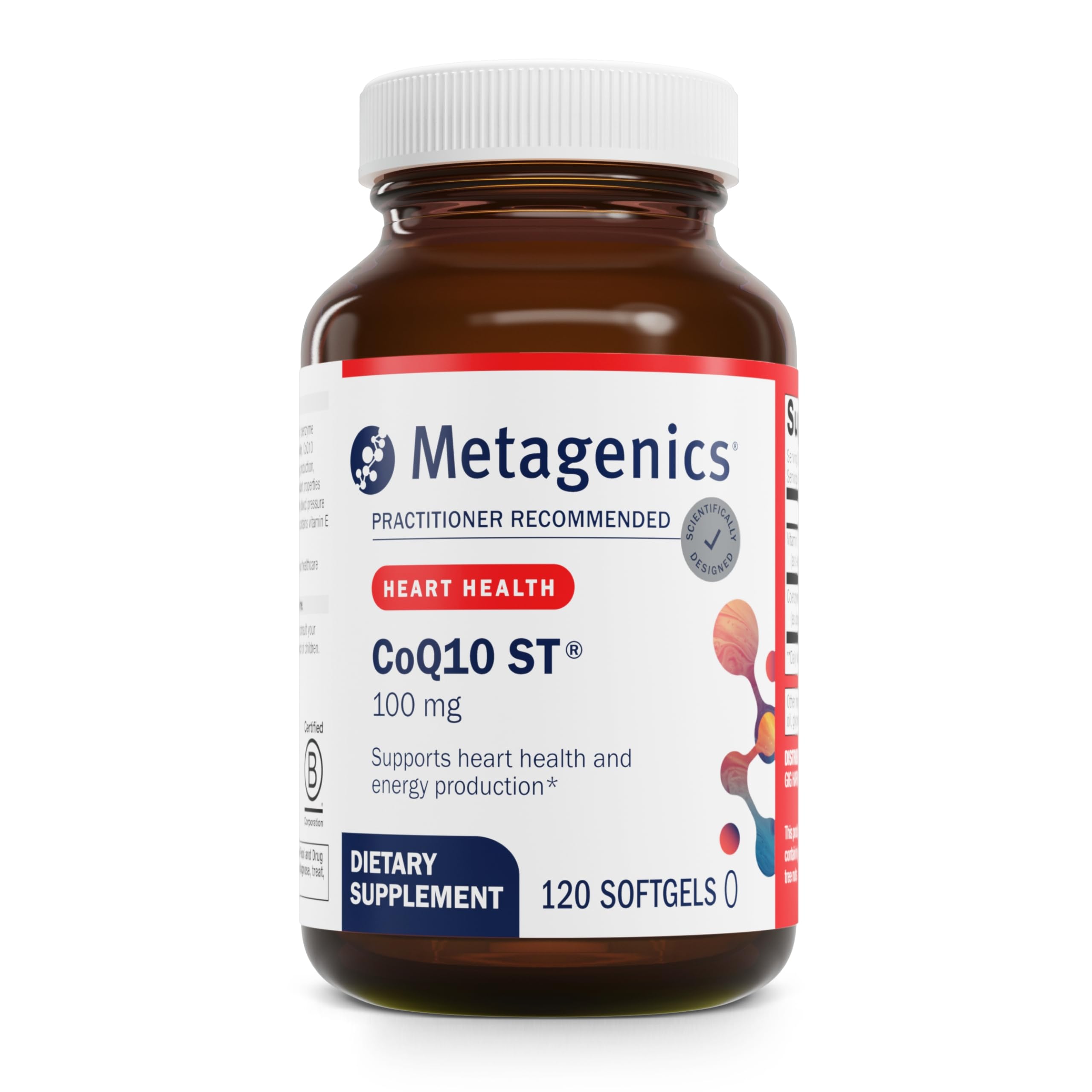 Foto 1 | Suplemento Metagenics Coq10 St, 100 Mg De Coenzima Q10, 120 Cápsulas Blandas - Venta Internacional.