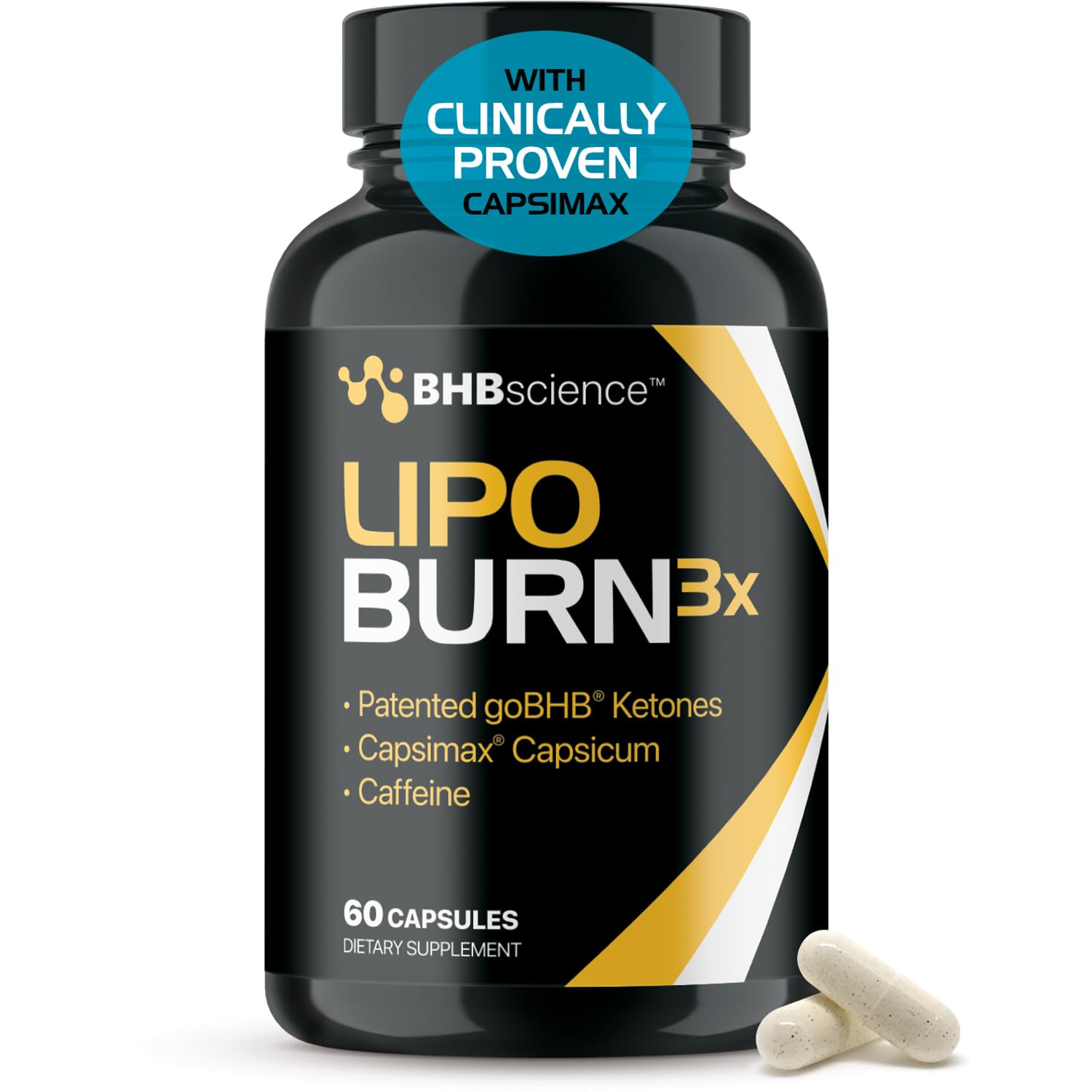 Foto 1 | Suplemento Real Ketones Lipo Burn Keto Bhb 30 Cápsulas - Venta Internacional.