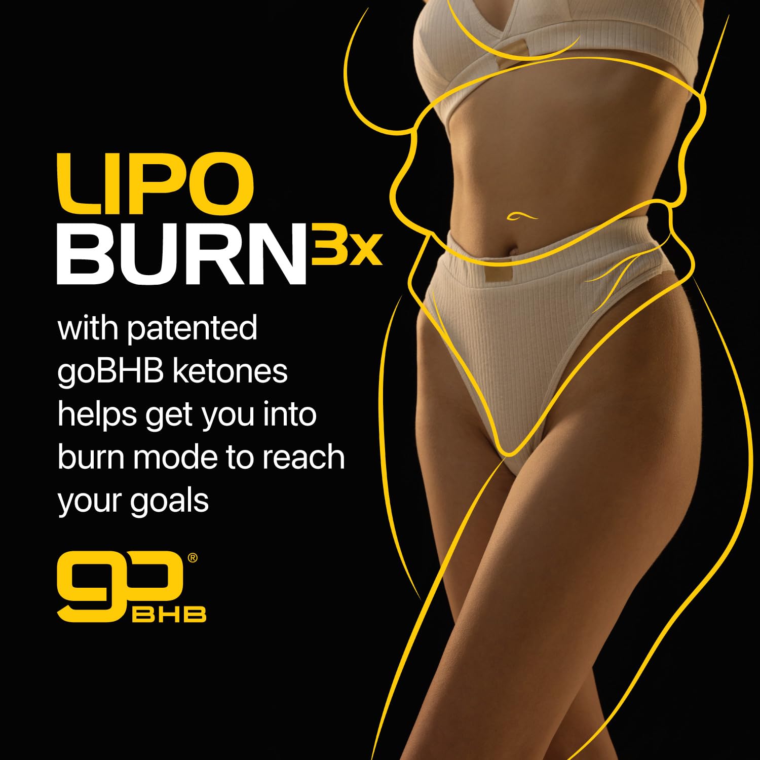 Foto 2 | Suplemento Real Ketones Lipo Burn Keto Bhb 30 Cápsulas - Venta Internacional.