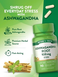 Foto 5 | Cápsulas De Suplemento Nature's Truth Ashwagandha 920 Mg 90 Unidades - Venta Internacional.