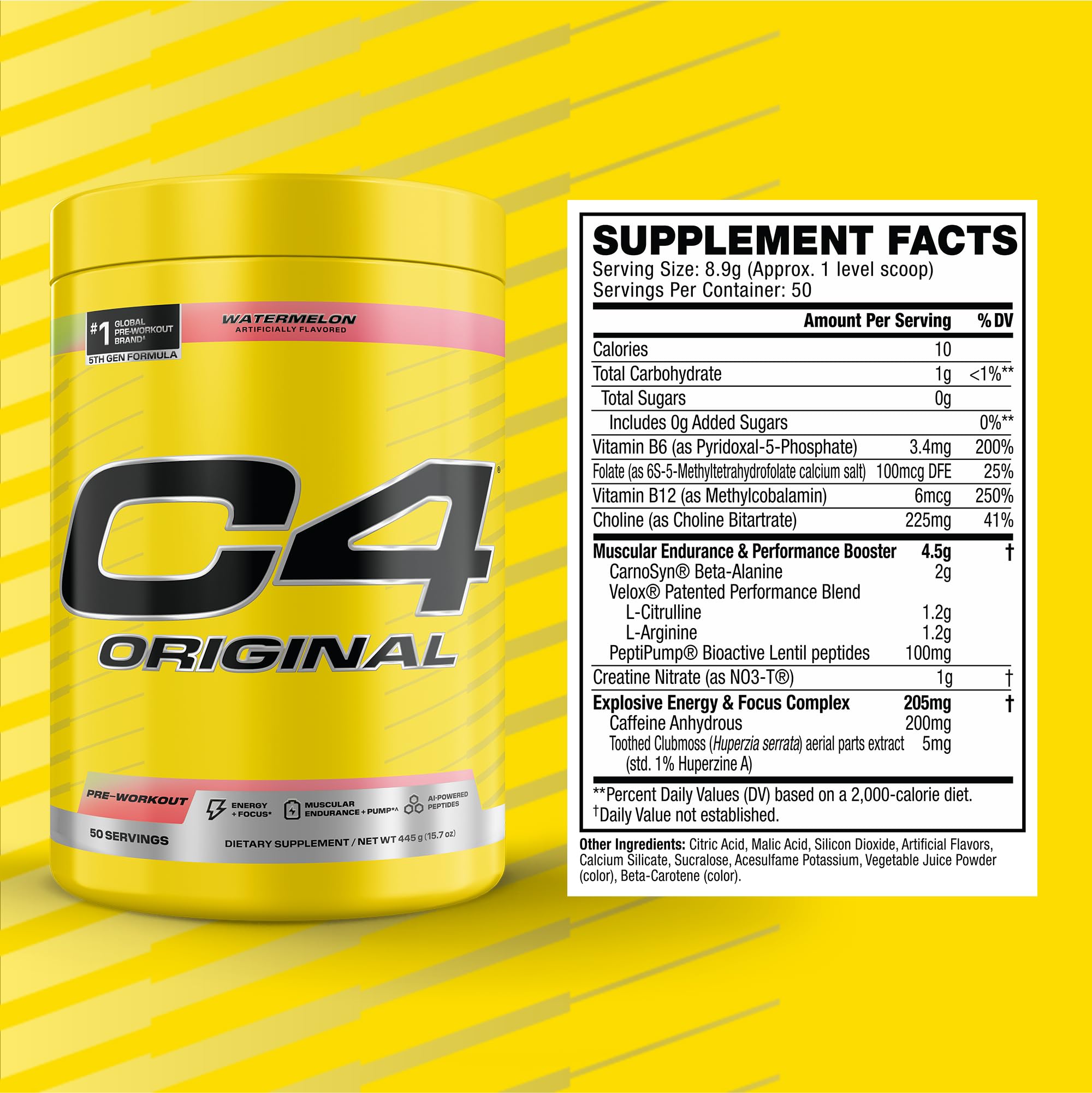 Foto 3 pulgar | Sandía Cellucor C4 Original Pre-workout, 50 Porciones - Venta Internacional.