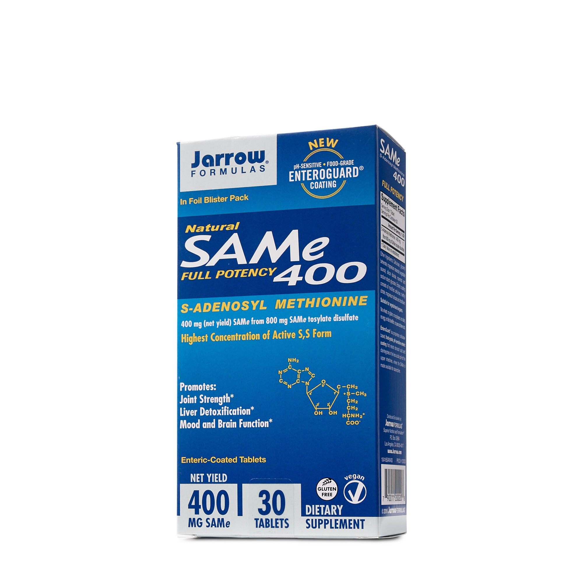 Foto 2 pulgar | Suplemento Jarrow Formulas Sam-e 400 Mg 30 Comprimidos - Venta Internacional.