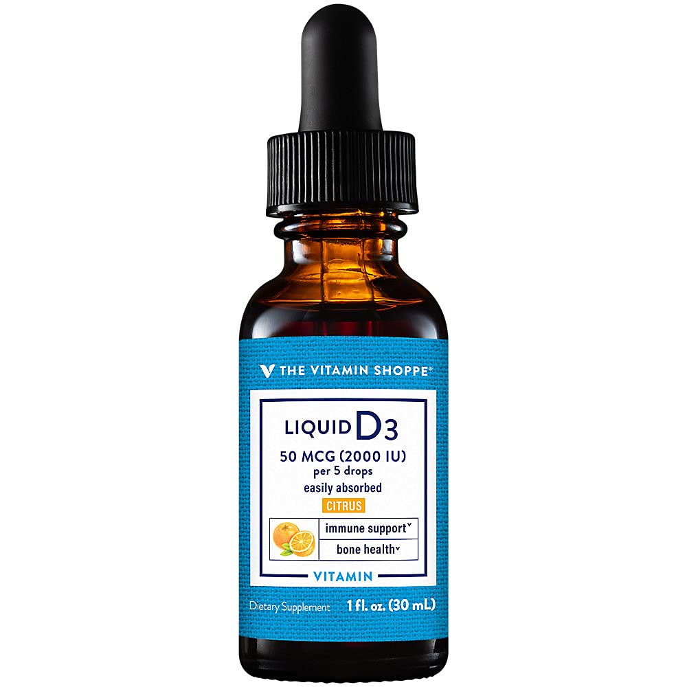 Foto 8 pulgar | Suplemento The Vitamin Shoppe Vitamin Liquid Con Vitamina D3, 2000 Ui, 30 Ml - Venta Internacional.