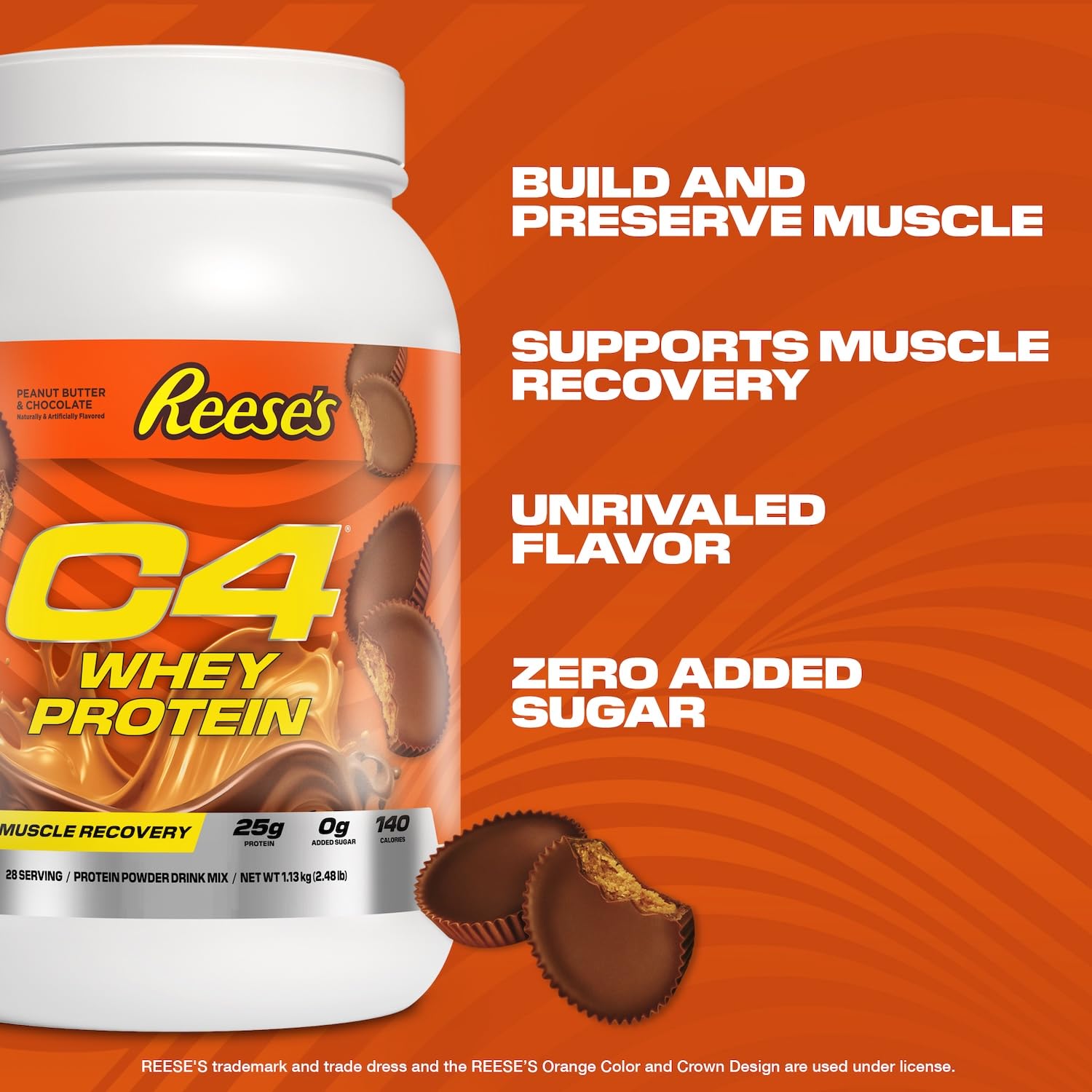 Foto 4 pulgar | Crema de Cacahuete Cellucor C4 Reese's de Proteína de Suero en Polvo 700 g- Venta Internacional