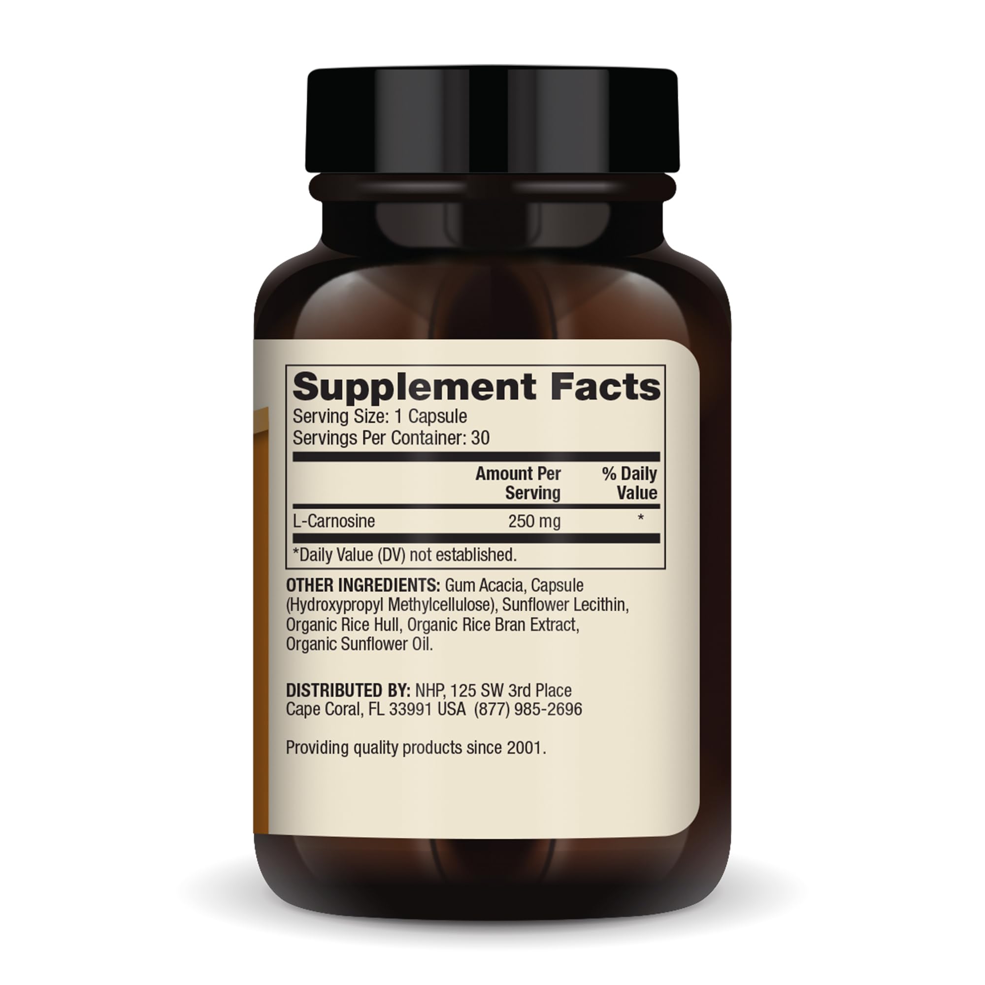 Foto 2 | Suplemento Dr. Mercola Carnosina Liposomal 250 Mg 30 Cápsulas - Venta Internacional.