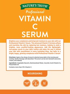 Foto 2 | Sérum De Vitamina C Nature's Truth, Nutritivo, 60 Ml, Para Rostro Y Piel - Venta Internacional.
