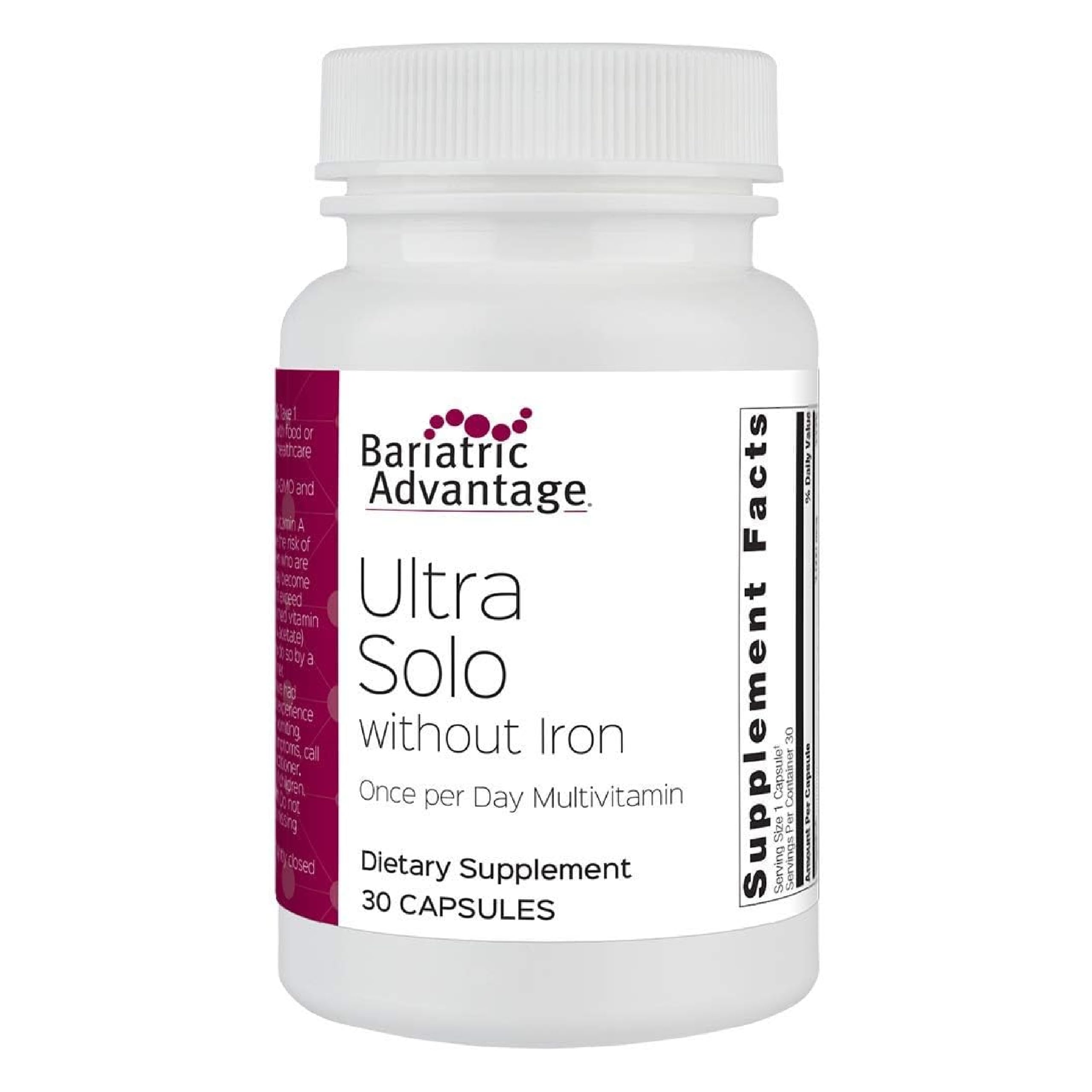 Foto 1 | Suplemento Multivitamínico Bariatric Advantage Ultra Solo 30 Cápsulas - Venta Internacional.