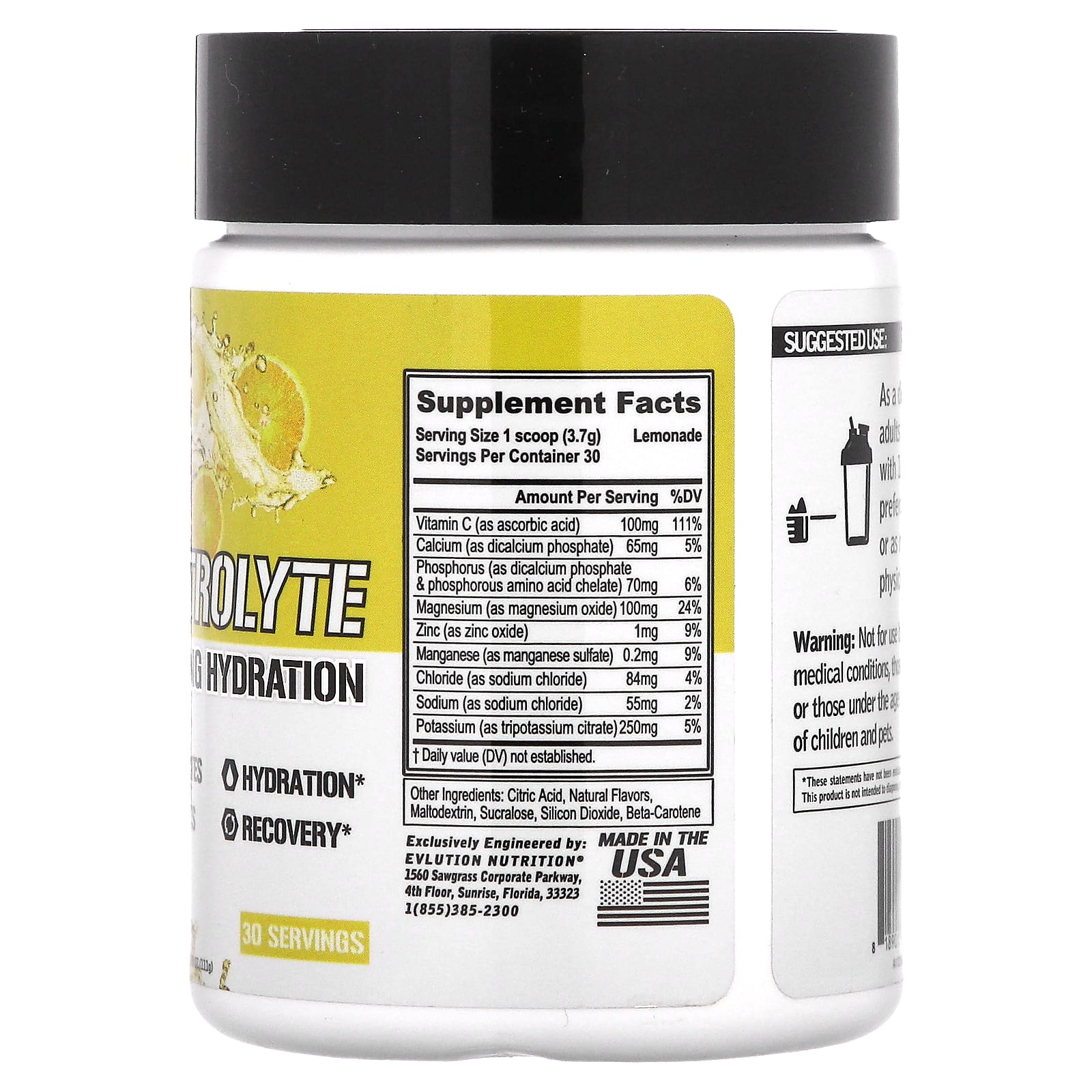 Foto 3 pulgar | Hidratación Voluminizadora De Electrolitos Evlution Nutrition Lemonade - Venta Internacional.