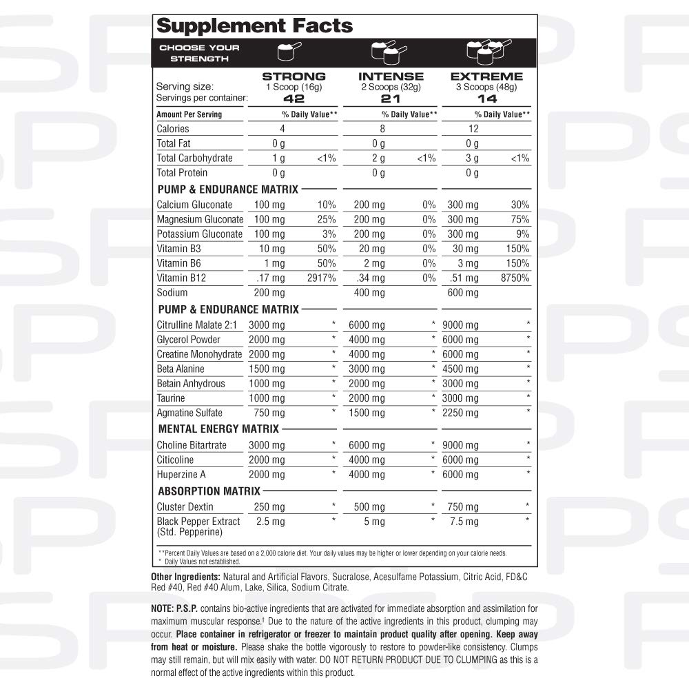 Foto 4 pulgar | Preworkout Metabolic Nutrition P.s.p. Physique Stimulating 672 G - Venta Internacional.