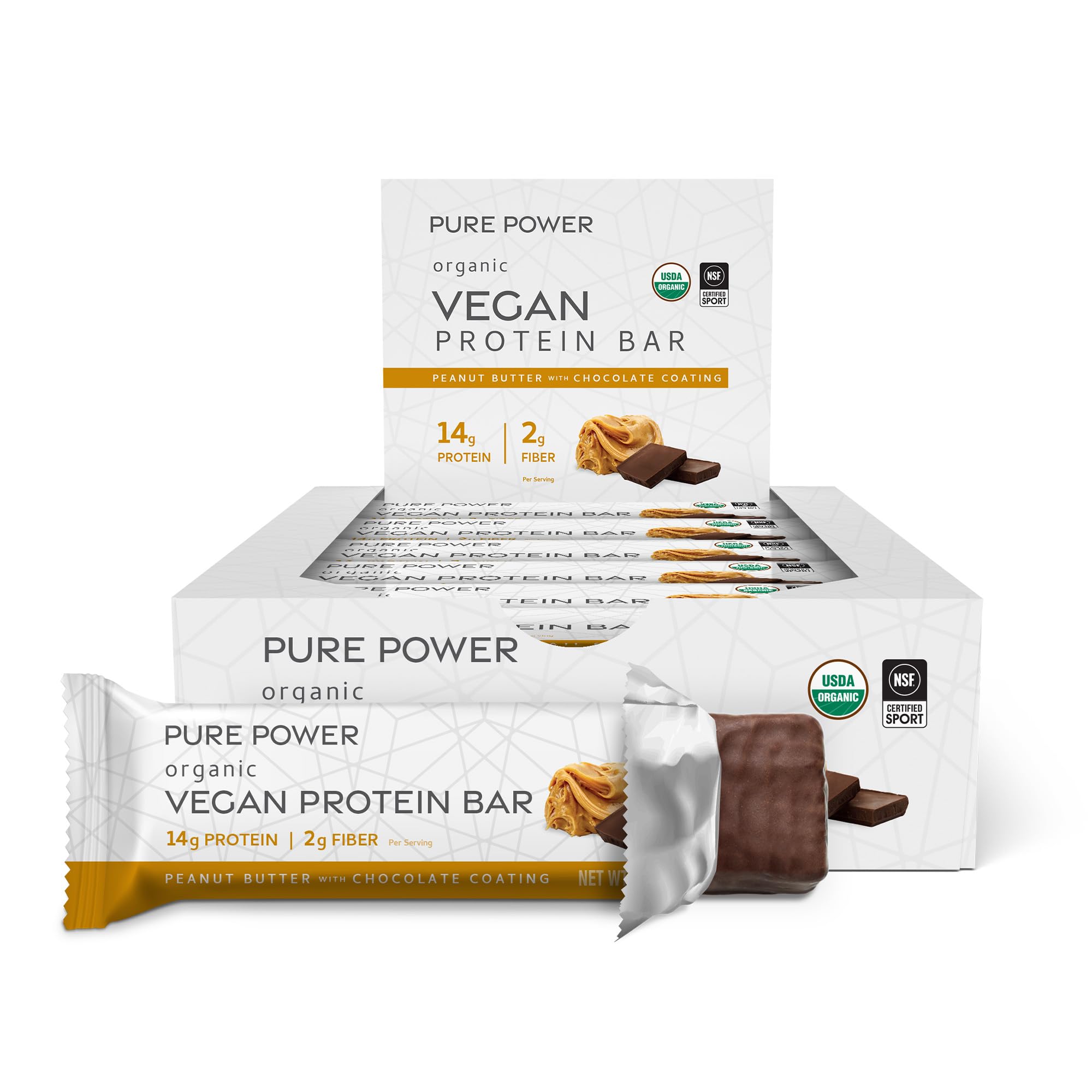 Foto 2 pulgar | Barritas De Proteína Dr. Mercola Pure Power, Mantequilla De Cacahuete, 12 Veces - Venta Internacional.