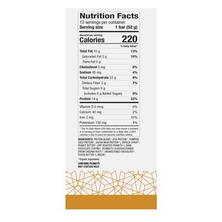 Foto 4 | Barritas De Proteína Dr. Mercola Pure Power, Mantequilla De Cacahuete, 12 Veces - Venta Internacional.