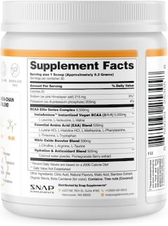 Foto 4 | Suplemento Snap Supplements Bcaa - Venta Internacional.