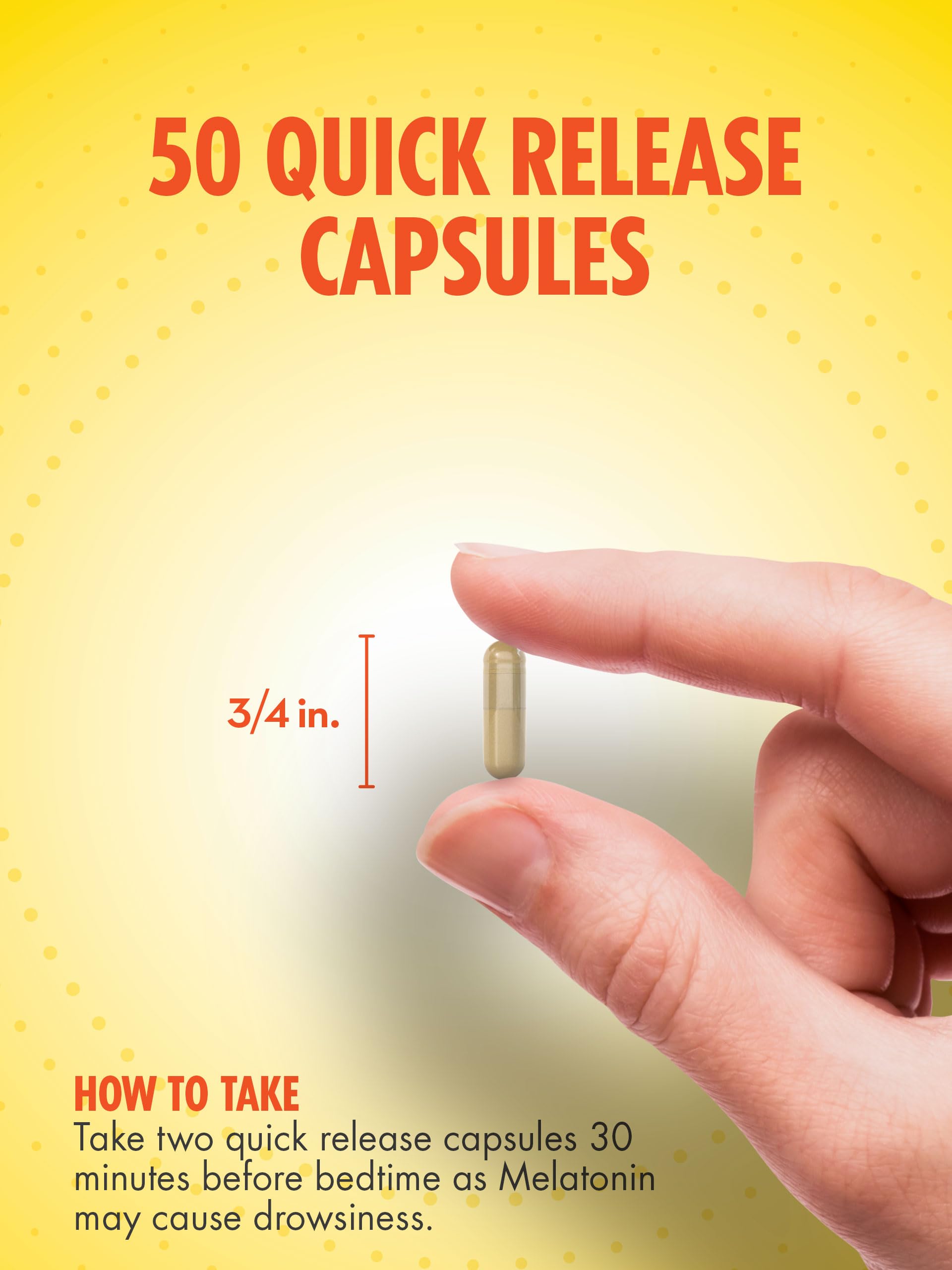 Foto 4 | Complemente 10 Mg De Melatonina De Sundance Con Ashwagandha 50 Cápsulas - Venta Internacional.