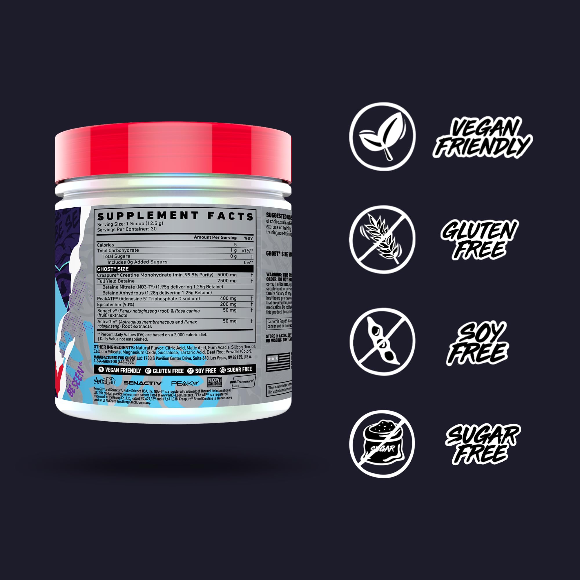 Foto 5 pulgar | Suplemento Dietético Ghost Size V3 Muscle Builder 30 Porciones - Venta Internacional.
